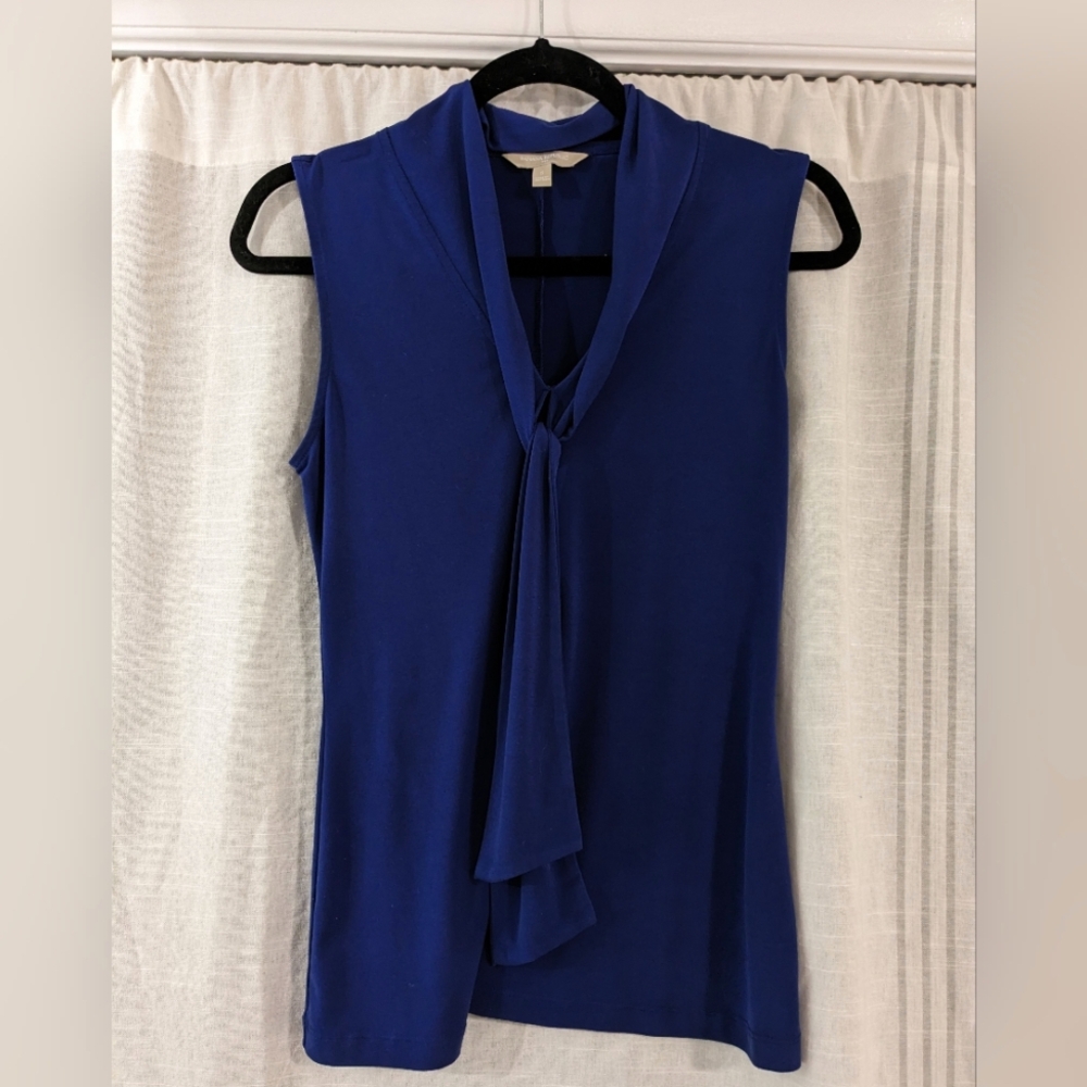 Banana Republic Purple Sleeveless Blouse